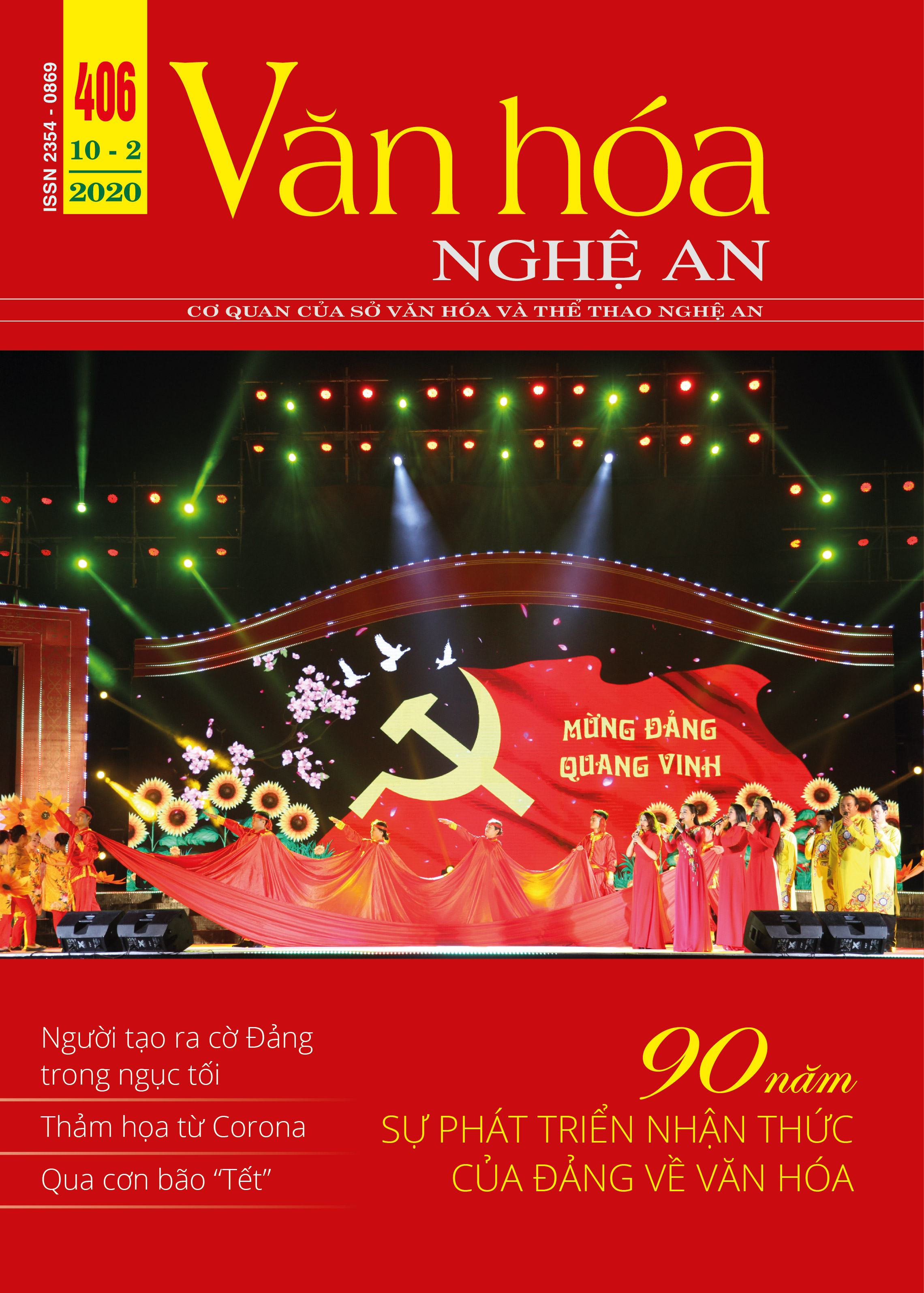 TẠP CHÍ VĂN HÓA NGHỆ AN   MỤC LỤC SỐ 406 NĂM 2020